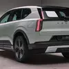 Миниатюра задней части Volvo EX60 Cross Country