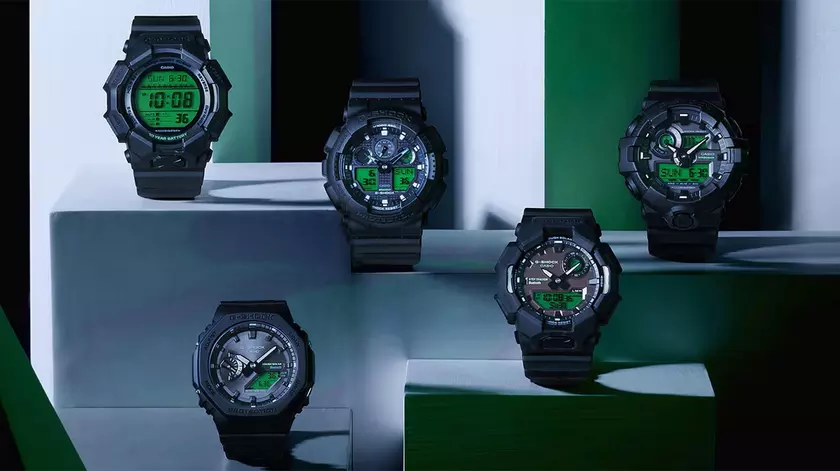 Часы Casio G-Shock серии Electro Green