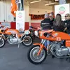 Beautiful retro cars on display