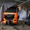 Тягач MAN в русі