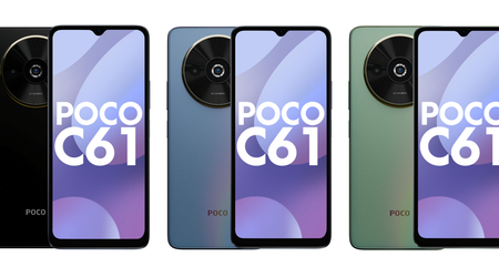 90Hz LCD display, MediaTek Helio G36 chip and dual camera: images and details of POCO C61 smartphone have surfaced online