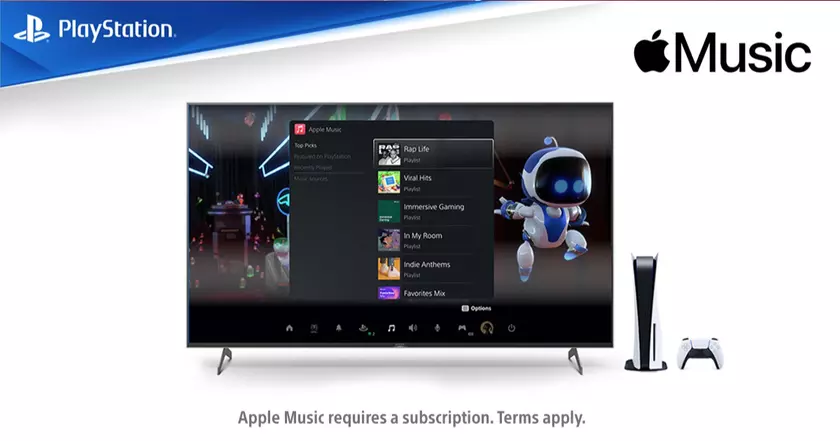 Sony вместе с Apple дарит Apple Music владельцам PlayStation 5 на шесть месяцев, если они ранее не пользовались сервисом
