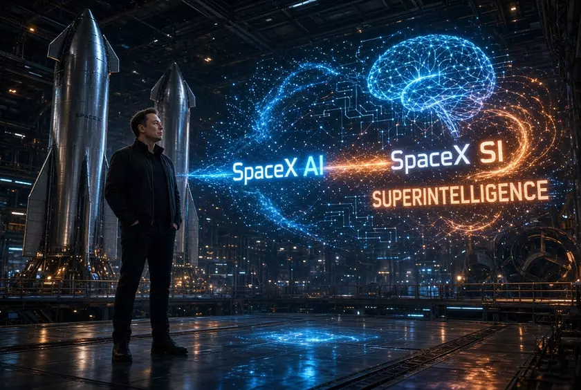 Футуристическая комната управления SpaceX