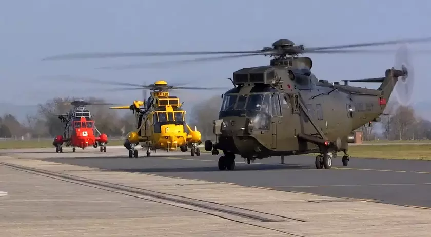 Украина получила на вооружение британский вертолёт Sikorsky S-61 Sea King для поисковых и спасательных операций