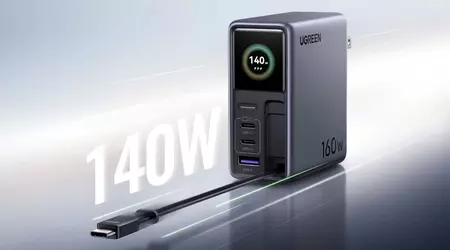 Ugreen Nexode Pro 160W: a built-in retractable cable changes the travel charger game