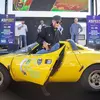 Elegant automobile exhibition
