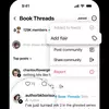 Preview of Threads Flair feature