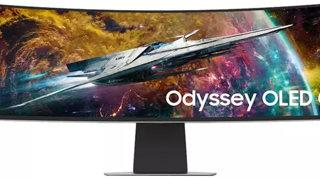 Samsung почала продажі гігантського вигнутого монітора Odyssey Neo G9 (G95NC) формату Dual UHD із частотою кадрів 240 Гц за ціною $2730