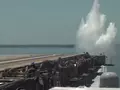 Испытания катапульты на самом дорогом авианосце