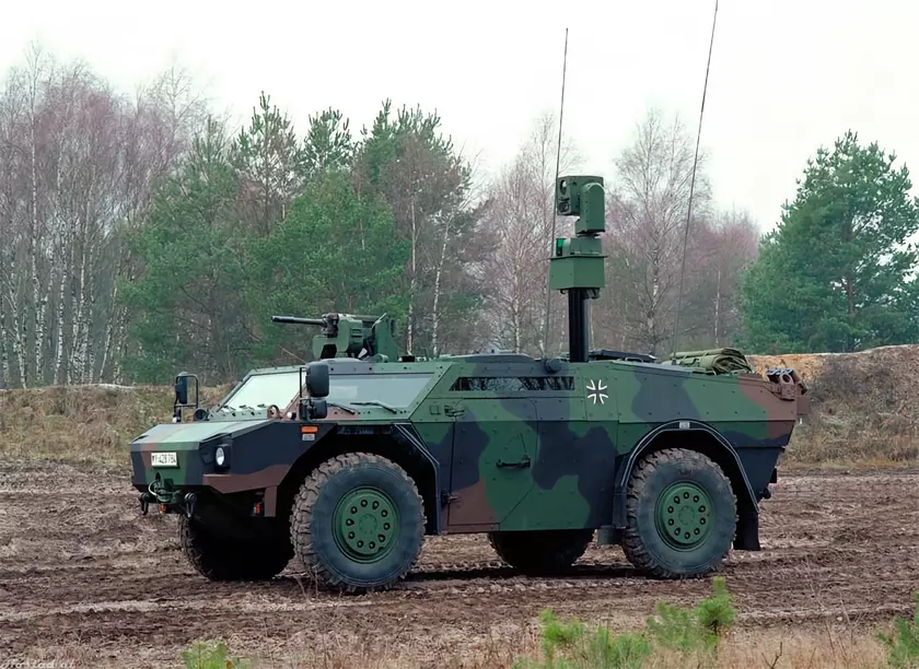 ВСУ используют на фронте бронированные разведывательные автомобили Fennek