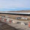 Construction work at the Tesla Semi plant