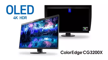 Eizo ColorEdge CG3200X: перший професійний QD-OLED бренду з вбудованим калібратором
