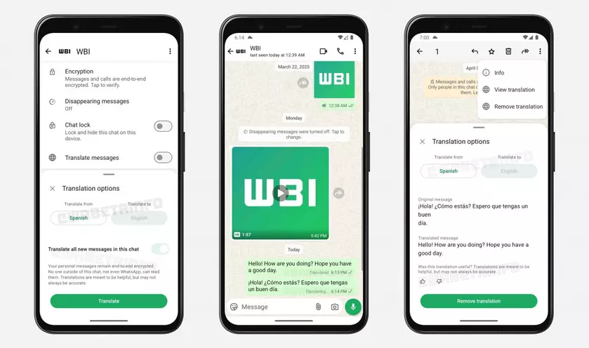 Как работает перевод в чатах WhatsApp: детали нового функционала