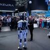 Mock-up of the 4NE1 robot at the presentation