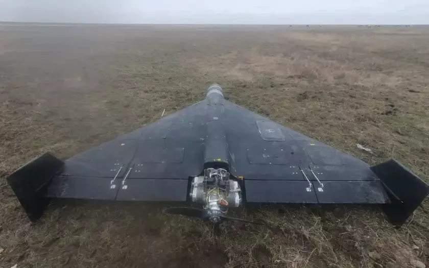 В Казахстане упал российский дрон-камикадзе Shahed-136