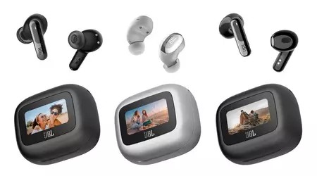 JBL Live Flex 3: TWS headphones with touchscreen on charging case and 50 hours of battery life for $210