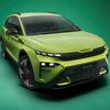 Front view of the Skoda Elroq RS