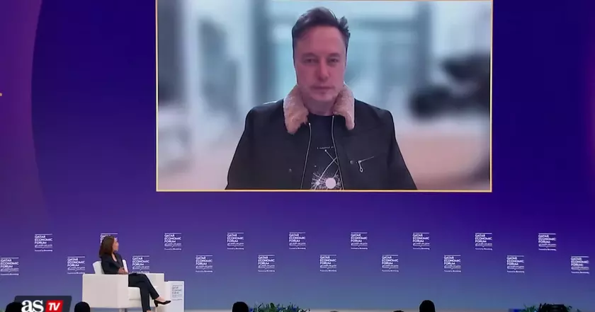 Илон Маск выступает на Qatar Economic Forum: что нужно знать