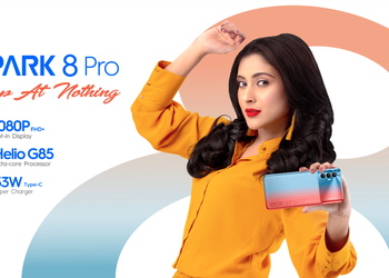 Tecno Spark 8 Pro: a budget phone with a 48MP triple camera, MediaTek Helio G85 chip and 33W fast charging for under $ 200