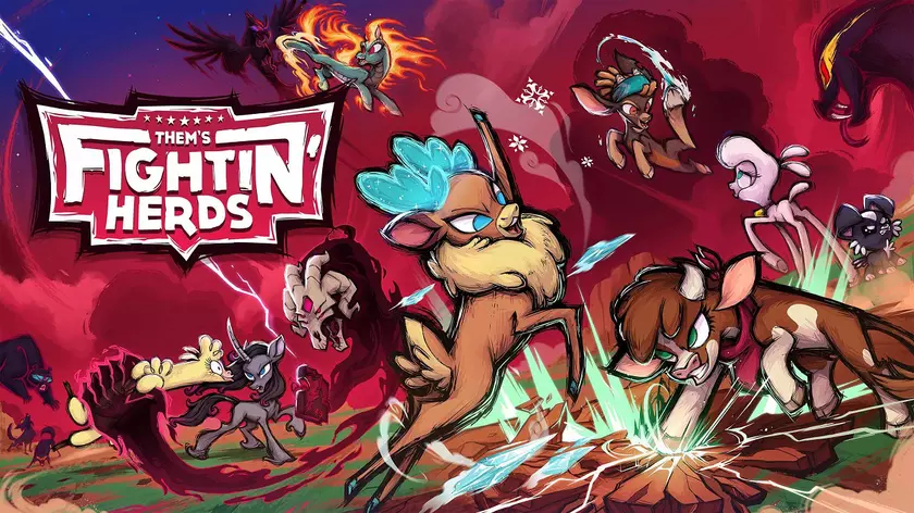 Новый главный арт Them’s Fightin’ Herds: Загляните в травяные бои с новым вдохновением