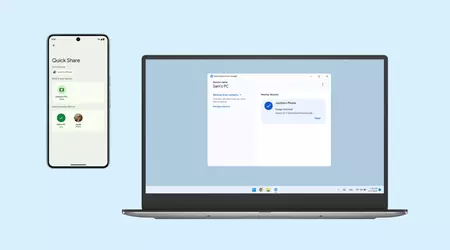 Google a mis à jour Quick Share pour Windows