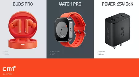 CMF Buds Pro, CMF Watch Pro і CMF Power 65W GaN дебютували на глобальному ринку
