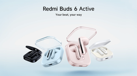 Redmi Buds 6 Active із драйверами на 14.2 мм, Bluetooth 5.4 і захистом IPX4 дебютували на глобальному ринку
