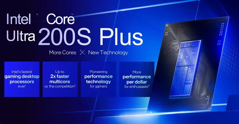 Встречайте мощь: серия процессоров Core Ultra 200S Plus