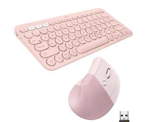 Ensemble clavier sans fil Logitech K380 et souris ergonomique Lift Vertical