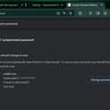 Notification of password change in Google Chrome