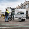 Kleuster 350 cargo bike on the street
