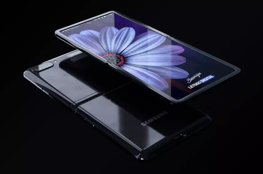 В сети появились качественные рендеры Samsung Galaxy Z Flip: конкурент Motorola RAZR с «дырявым» гибким экраном и двойной камерой