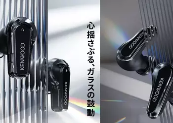 Kenwood's new Glass Core earbuds use a glass diaphragm — but you can't buy them outside Japan