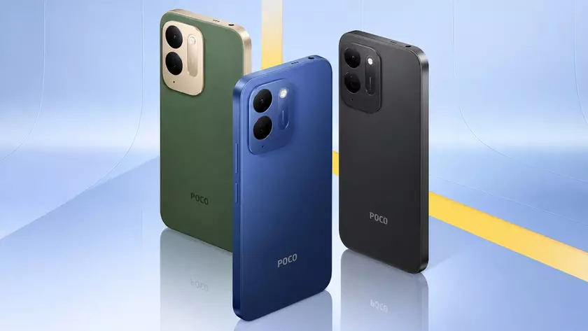 POCO C95 Pro в трех вариантах цвета корпуса