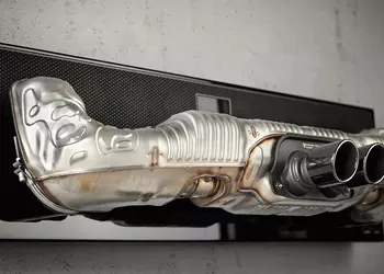 Porsche Design made a music speaker out of a Porsche 992 GT3 exhaust pipe and will sell it for $12,000