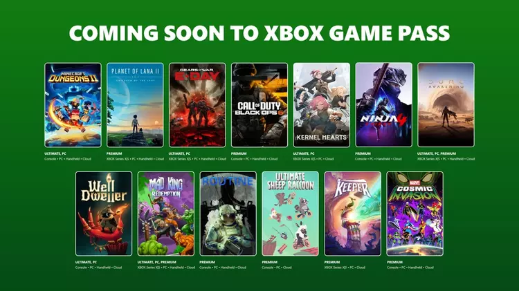 XBOX раскрыла ближайшие новинки Game Pass — среди них Minecraft Dungeons II, консольная версия Dune: Awakening и Gears of War: E-Day