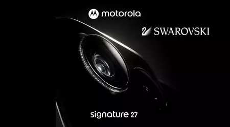 Motorola Signature 27: кристали Swarovski та флагманська міць Snapdragon 8 Gen 5