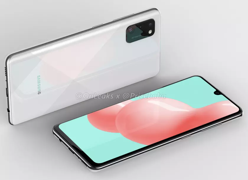 Samsung Galaxy A41 появился на качественных рендерах: экран Infinity-U, тройная камера на 48 Мп и разъём для наушников