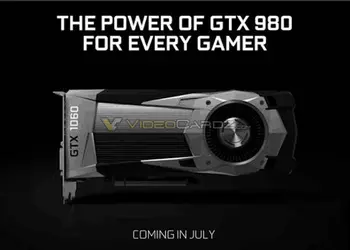 Новая видеокарта от Nvidia GeForce GTX 1060 превосходит конкурента AMD Radeon RX 480