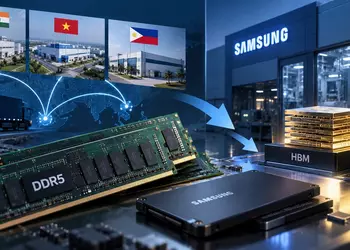Samsung избавляется от DDR5: производство памяти отдают на аутсорс ради ИИ