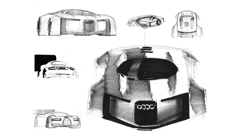 Футуристический дизайн концепта Audi Concept C