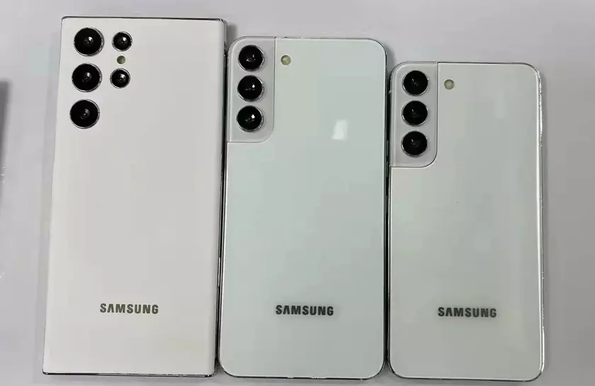 Еще одна масштабная утечка: все три флагмана линейки Samsung Galaxy S22 показали на фото и видео