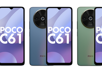 90Hz LCD display, MediaTek Helio G36 chip and dual camera: images and details of POCO C61 smartphone have surfaced online