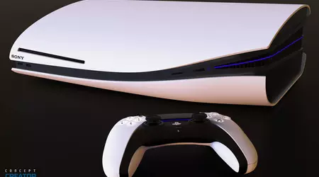 Black and white style: Concept Creator designer showed concept renders of the Sony PlayStation 5 Pro game console