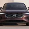 Передний бампер обновлённого Volvo S90
