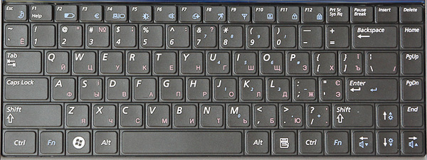 Samsung R428 - клавиатура