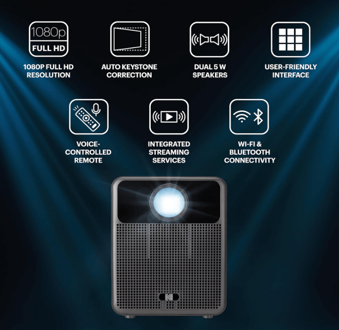 KODAK FLIK HD10 Full HD Projector