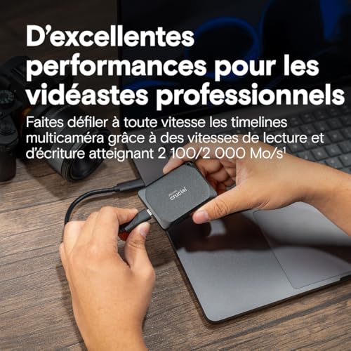 Crucial X10 Pro 1 To — SSD externe portable