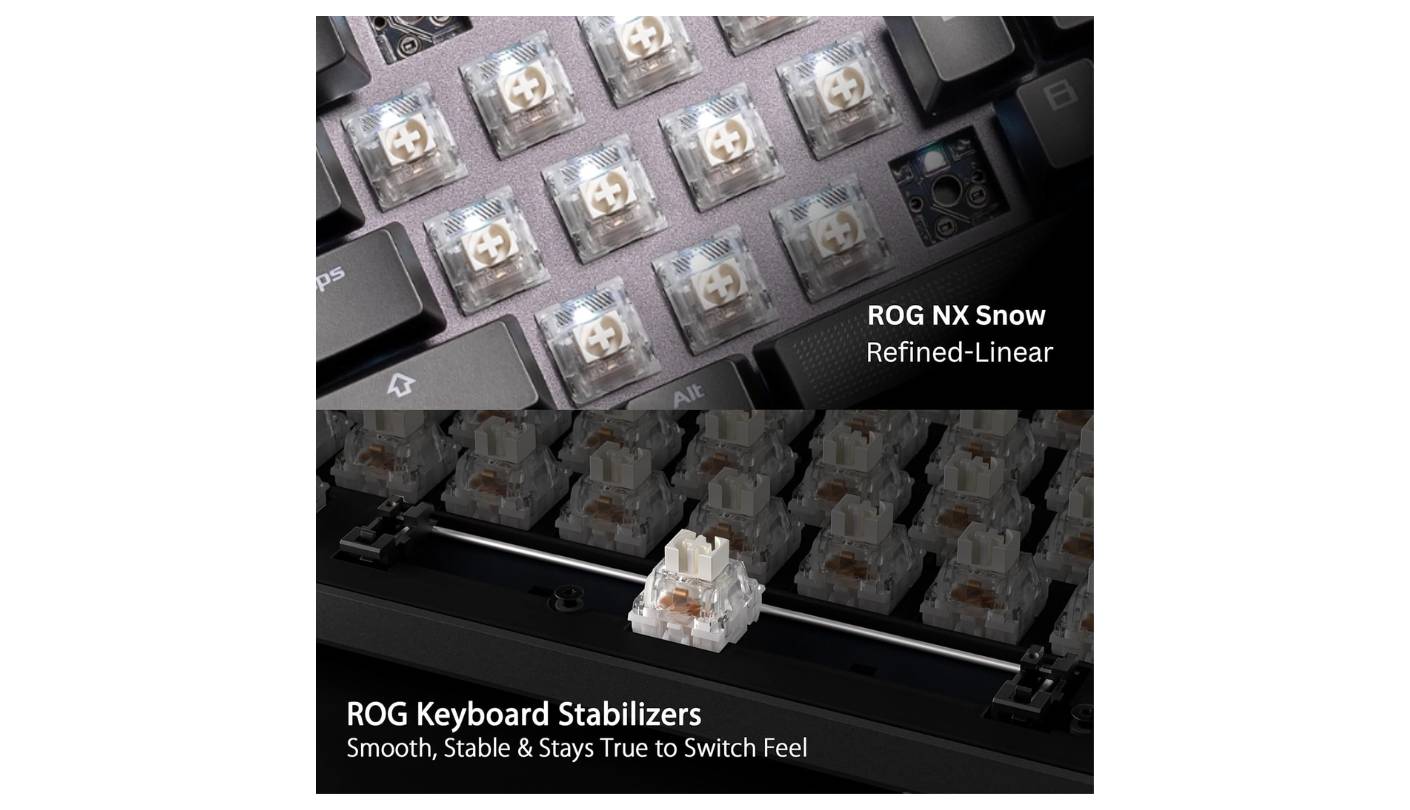 ASUS ROG Strix Scope II 96 tactile mechanical keyboard