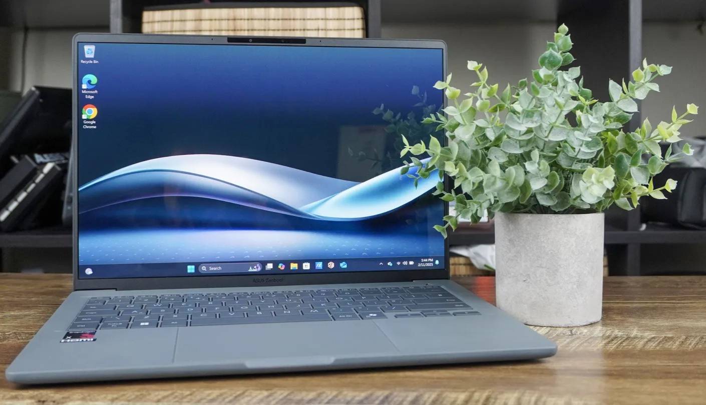 ASUS Zenbook A14 AI laptop 15 hour battery life
